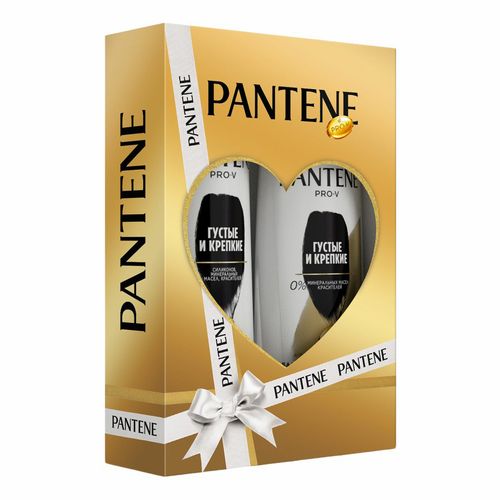 Набор средств для волос Pantene Pro-V Густые и крепкие 2 предмета