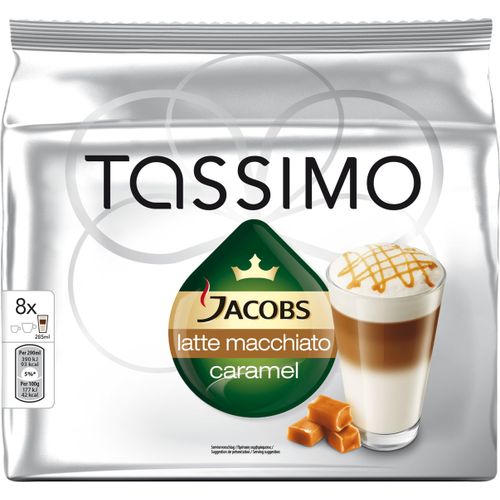 Кофе Tassimo Jacobs Latte Macchiato Карамель 8 шт 229,6 г