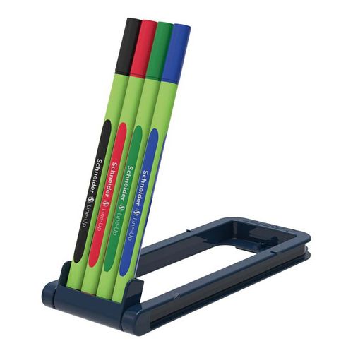 Линеры Schneider Line-Up синий-красный-черный-зеленый 4 шт