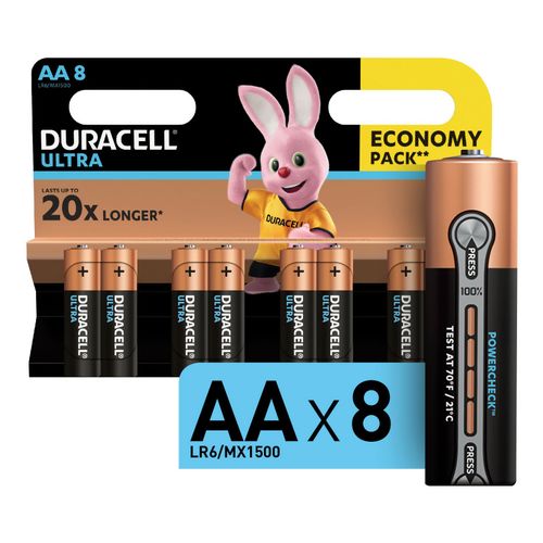 Батарейки Duracell Ultra AA 8 шт