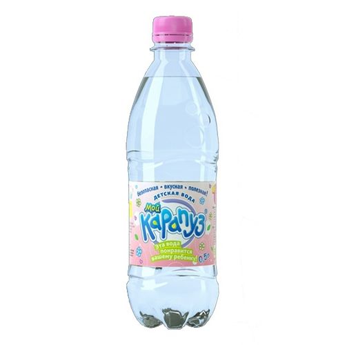 Вода детская питьевая Карапуз негазированная с рождения 500 мл
