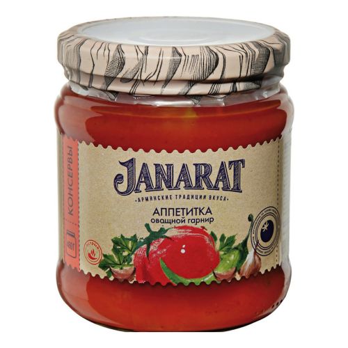Аппетитка овощной гарнир Janarat 460 г