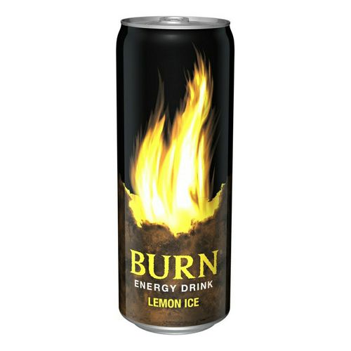 Энергетический напиток Burn Lemon Ice безалкогольный 500 мл