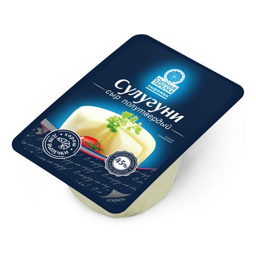 Сыр рассольный Сырная тарелка Сулугуни 45% БЗМЖ 280 г