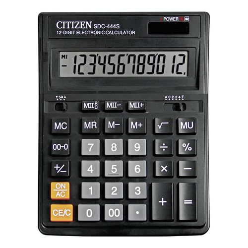 Калькулятор Citizen настольный SDC-444S 12Р