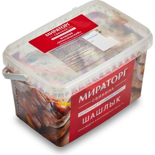 Шашлык свиной Мираторг Классический охлажденный ~2 кг