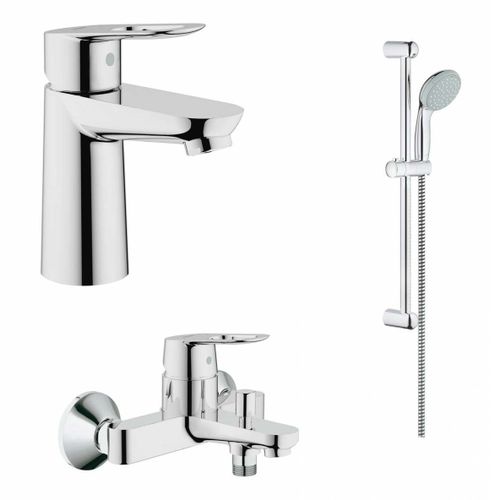 Комплект для ванной комнаты Grohe BauLoop набор смесителей и душевой гарнитур Tempesta Classic(121827)