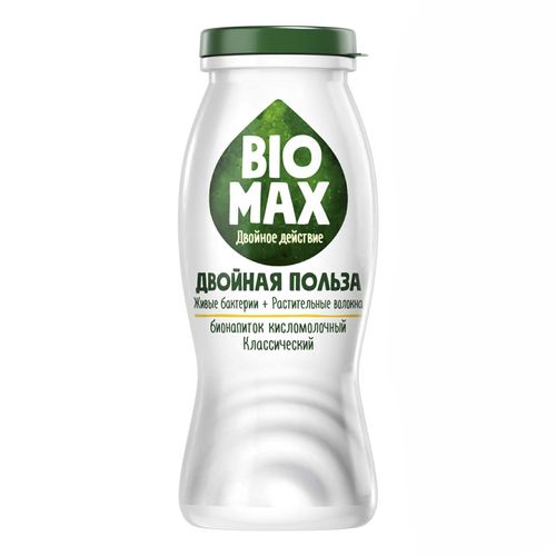 Кисломолочный бионапиток BioMax Классический 1,4% БЗМЖ 100 мл