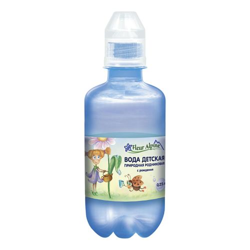 Вода детская питьевая Fleur Alpine Organic негазированная с рождения 250 мл