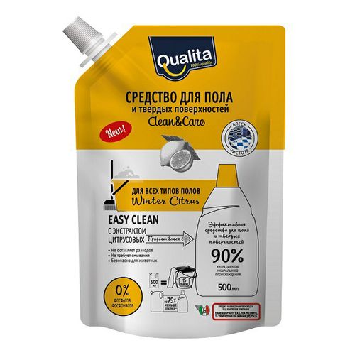 Жидкость Qualita цитрус для мытья полов 500 мл