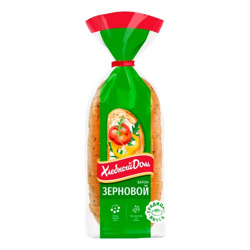 Батон Хлебный Дом зерновой 300 г - купить с самовывозом в СберМаркет