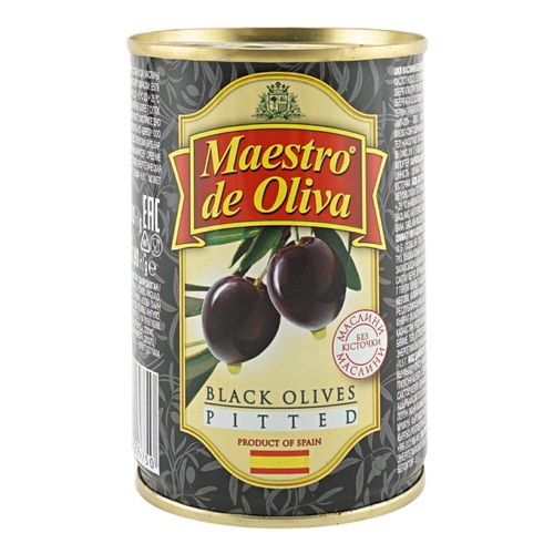 Маслины Maestro de Oliva без косточки 280 г