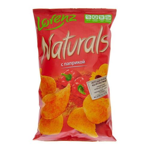 Чипсы картофельные Lorenz Naturals с паприкой 100 г купить для Бизнеса ...