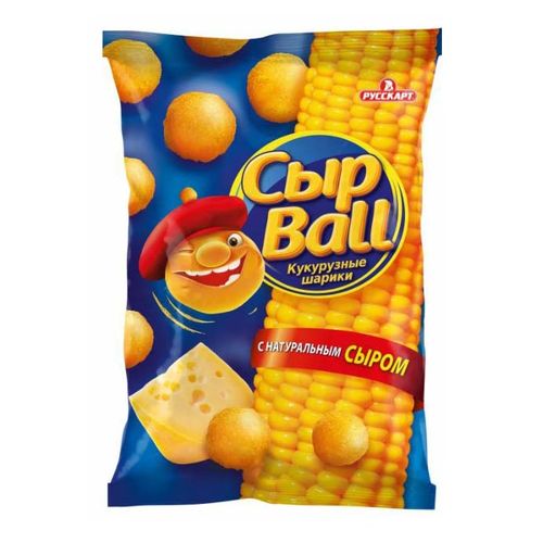 Кукурузные шарики Сыр Ball со вкусом сыра 45 г