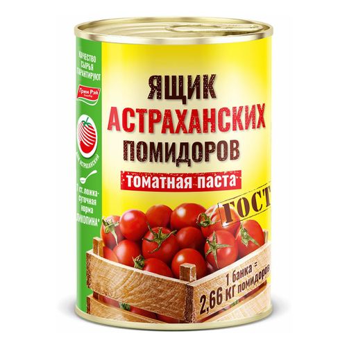 Томатная паста Ящик астраханских помидоров 380 г