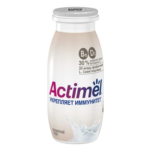 Кисломолочный напиток Actimel натуральный 2,6% 100 мл х 8 шт