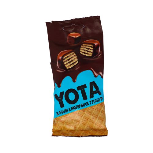 Конфеты драже Яшкино Yota вафля в молочно-шоколадной глазури 40 г ...