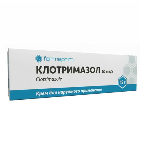 Клотримазол крем 10 мг/г 15 г - купить с доставкой на дом в СберМаркет