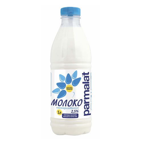 Молоко 2,5% пастеризованное 1 л Parmalat