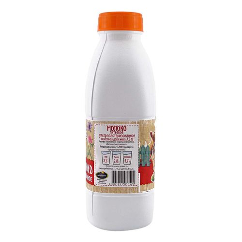 Молоко 3,2% ультрапастеризованное 900 мл Вкуснотеево БЗМЖ