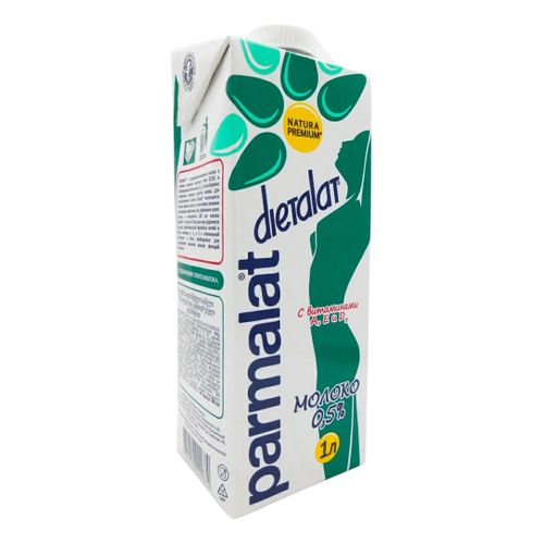 Молоко 0,5% ультрапастеризованное 1 л Parmalat dietalat БЗМЖ
