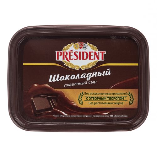 Сыр плавленый President Шоколадный 30% 400 г