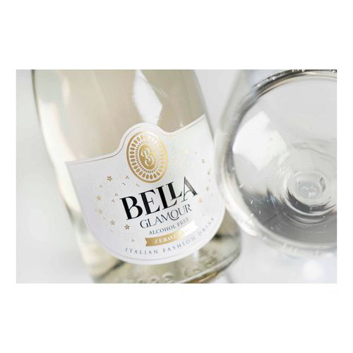 Вино игристое безалкогольное Bella Glamour Zero белое сухое 750 мл ...
