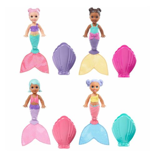 Кукла Barbie Маленькая русалочка-сюрприз в ассортименте 12 см (модель по наличию)