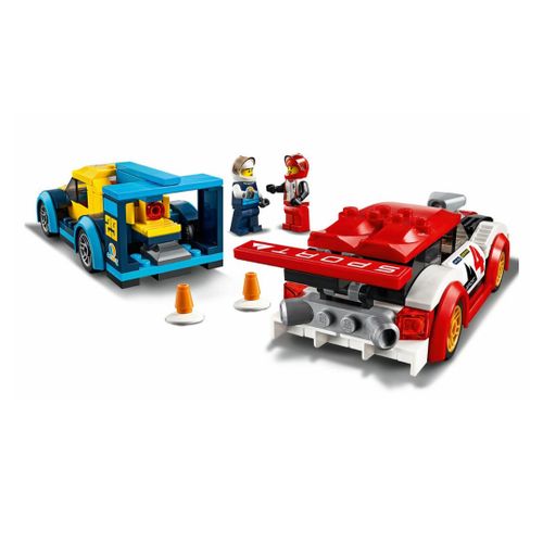 Пластмассовый конструктор Lego City Гоночные автомобили 109 деталей