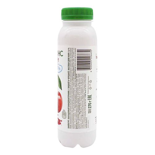 Йогурт питьевой Bio Баланс с вишней и черешней 1% 270 г