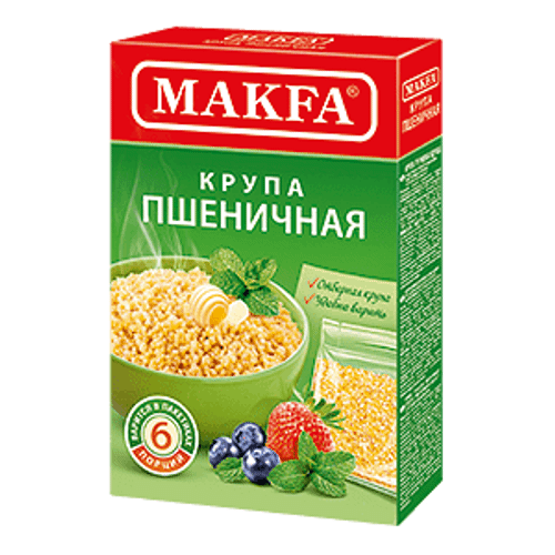 Крупа пшеничная Makfa Полтавская в пакетиках 400 г