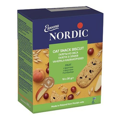 Печенье Nordic галеты овсяные с фруктами 300 г