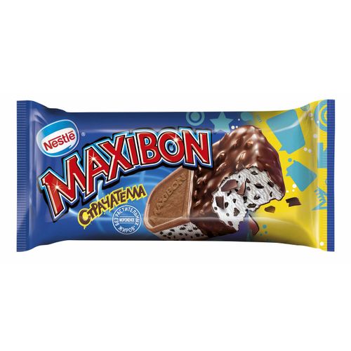 Мороженое молочное Maxibon Страчателла сэндвич с печеньем и кусочками шоколада БЗМЖ 93 г