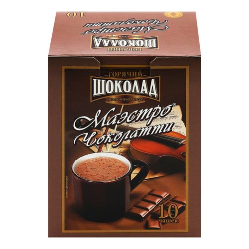 Горячий шоколад Маэстро Чоколатти молочный Мороженое 25 г х 10 шт