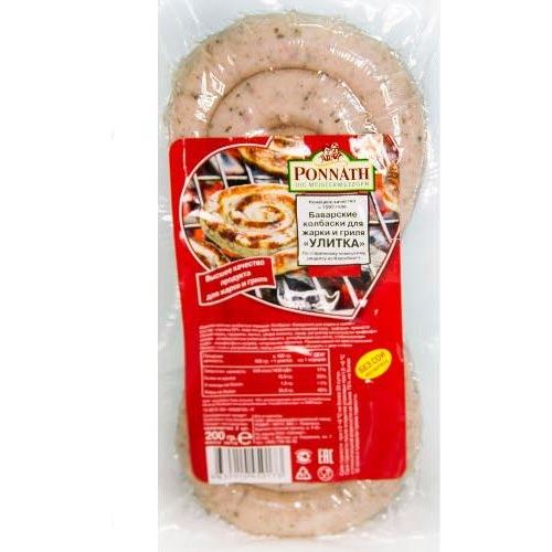 Колбаски свиные Ponnath Баварские охлажденные 200 г