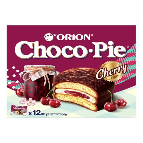Пирожное Orion Choco Pie Вишня 30 г х 12 шт