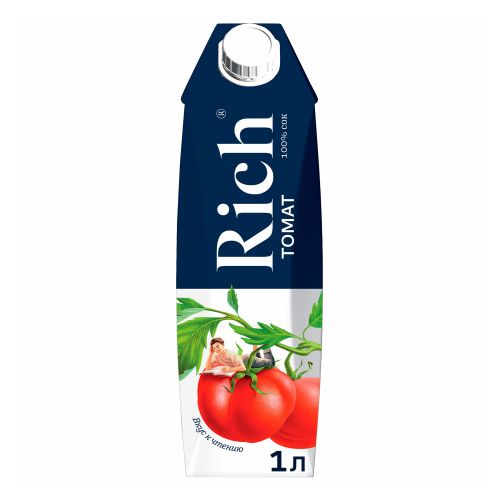 Сок Rich томатный с солью 1 л