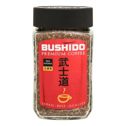 Кофе Bushido Red Katana растворимый 100 г - купить с самовывозом в ...