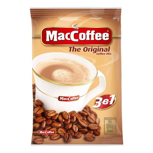 Кофейный напиток MacCoffee Original 3 в 1 растворимый 20 г х 50 шт
