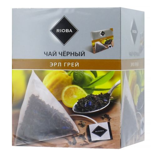 Чай черный Rioba Эрл Грей в пирамидках 2 г х 20 шт