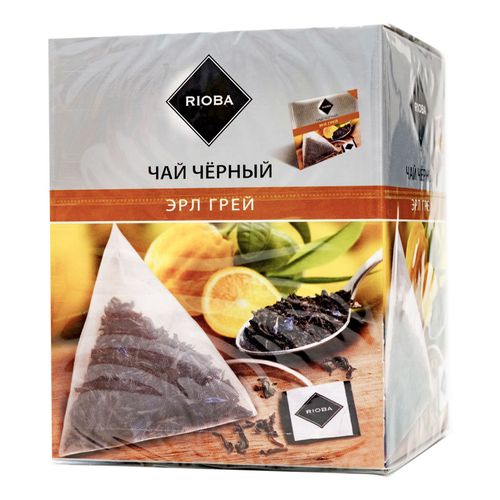 Чай черный Rioba Эрл Грей в пирамидках 2 г х 20 шт