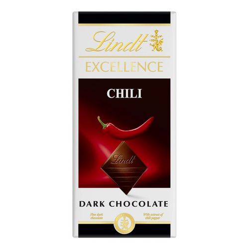 Шоколад Lindt Excellence темный c экстрактом перца чили 100 г