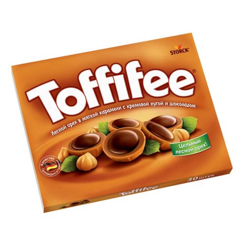 Конфеты шоколадные Toffifee лесной орех в карамели 250 г