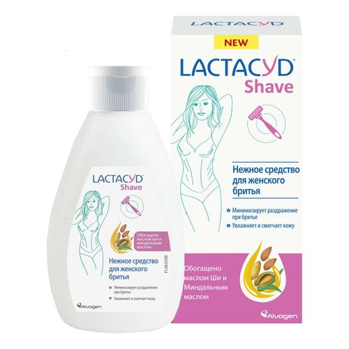 Средство для бритья Lactacyd с маслом ши и миндальным маслом женское 200 мл