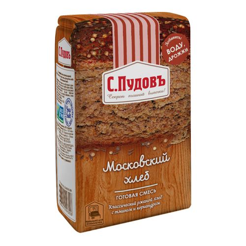 Смесь для выпечки С.Пудовъ Московский хлеб 500 г