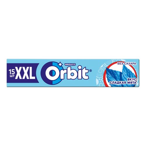 Жевательная резинка Orbit XXL сладкая мята 20,4 г