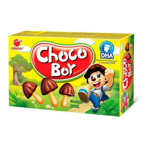Печенье Orion Choco Boy бисквитное с шоколадной глазурью 45 г