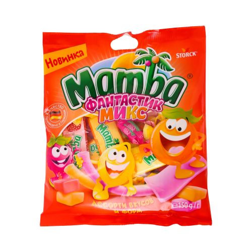 Конфеты жевательные Mamba Fantastic Mix 150 г