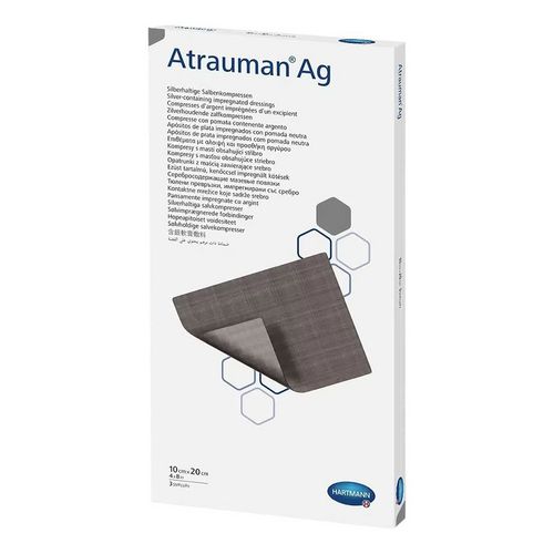 Повязка мазевая стерильная Хартманн Atrauman Ag 10 х 20 см 3 шт ...