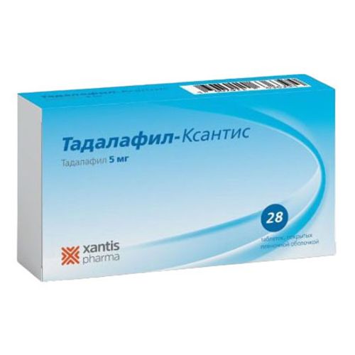Тадалафил-Ксантис таблетки 5 мг 28 шт - купить с доставкой на дом в ...